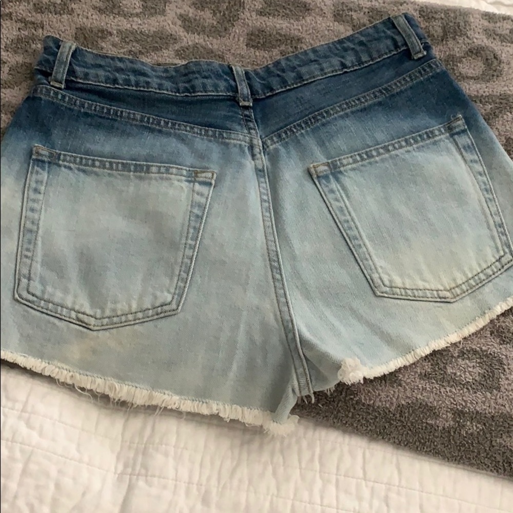 Top shop jean shorts